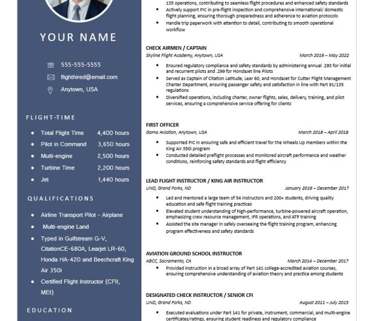 FlightHired Resume Template V2